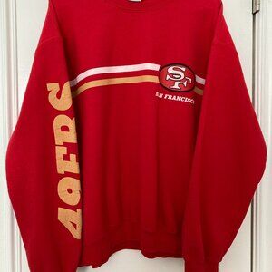 San Francisco 49ers red crewneck
